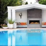 Fire Garden 6424 Outdoor Linear Gas Fireplace