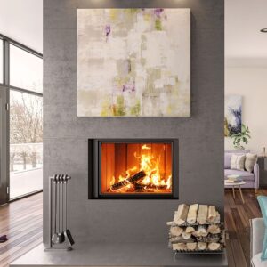 Renaissance Uptown 600 Guillotine Wood Fireplace