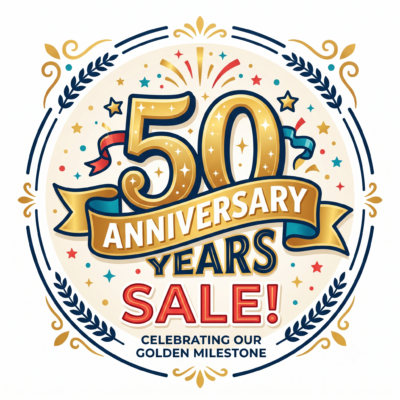 50TH ANNIVERSARY STORE-WIDE SALE DETAILS