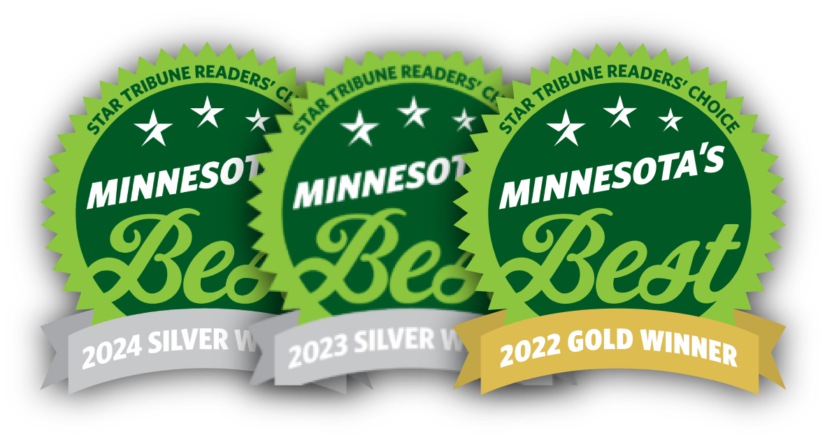 Minnesota's Best Gold WInner Award for 2022