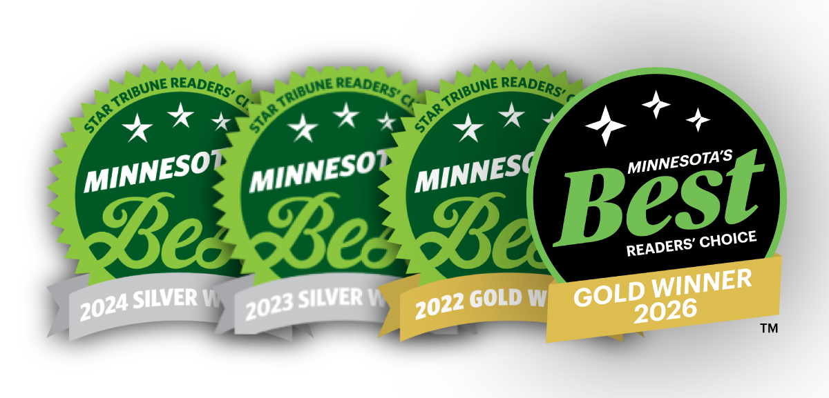 Minnesota's Best Gold WInner Award for 2022